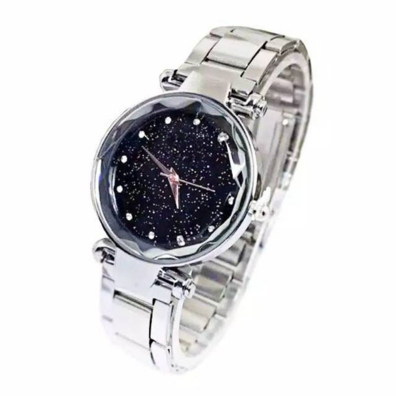 (Grosir)Jam Tangan Wanita D10R Mata Strap Rantai(Terima Cod)