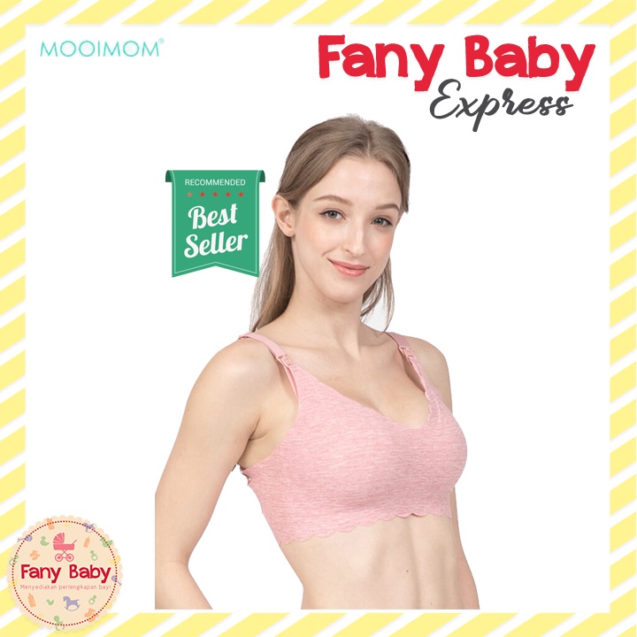 MOOIMOM MODAL SEAM-FREE MATERNITY &amp; NURSING BRA