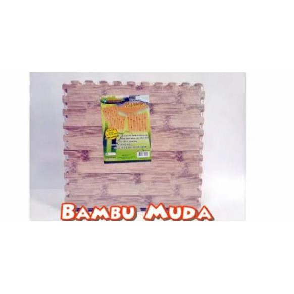 Big Promo Evamat motif bambu / Tikar  / Alas Lantai Bambu ..,..