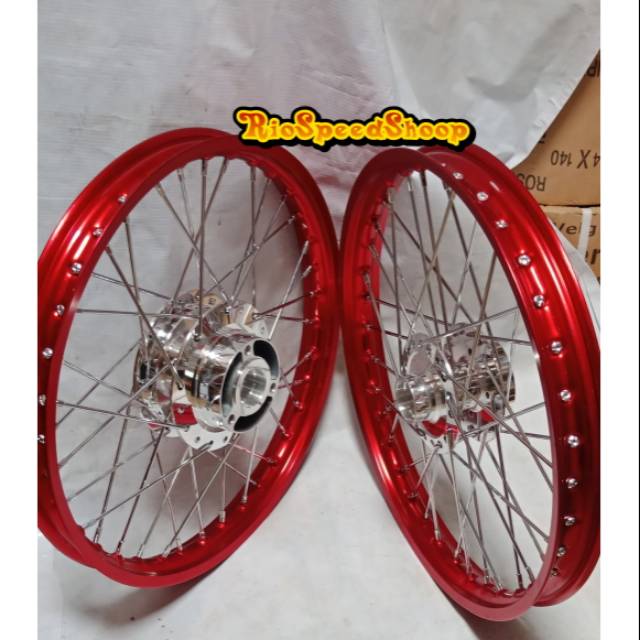 Velg Satria FU Velg Merah JariJari TDR Chrome