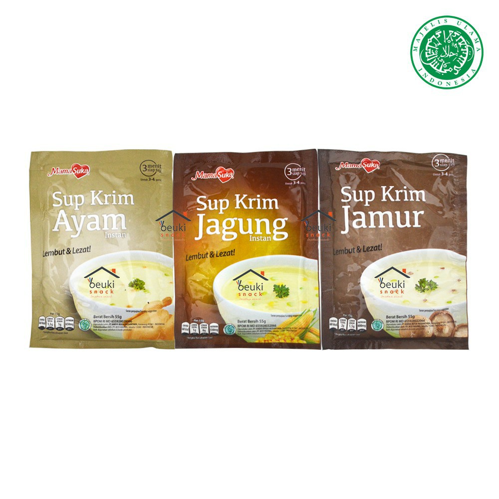 

ECERAN Sup Krim Instan Aneka Rasa - 55gr