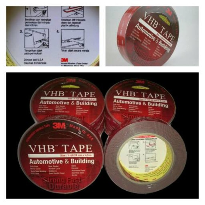 

Perekat 3M ORiGINAL VHB Besar 24 mm x 4.5 m