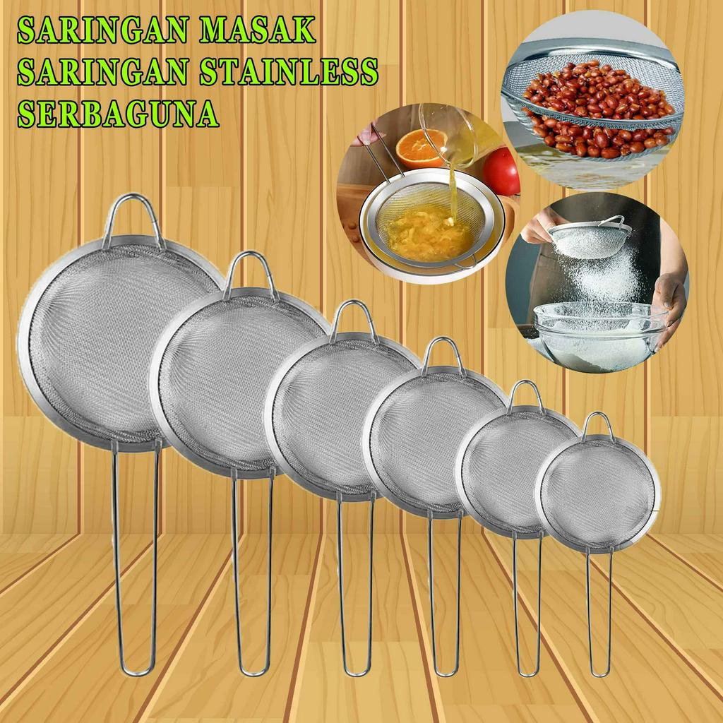 Saringan Tepung * Saringan Masak * Saringan Stainless * Saringan Serbaguna