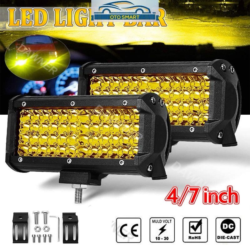 LAMPU TEMBAK SOROT LED BAR CWL 48LED MOBIL/MOTOR  12VOLT - 24VOLT WORKLIGHT