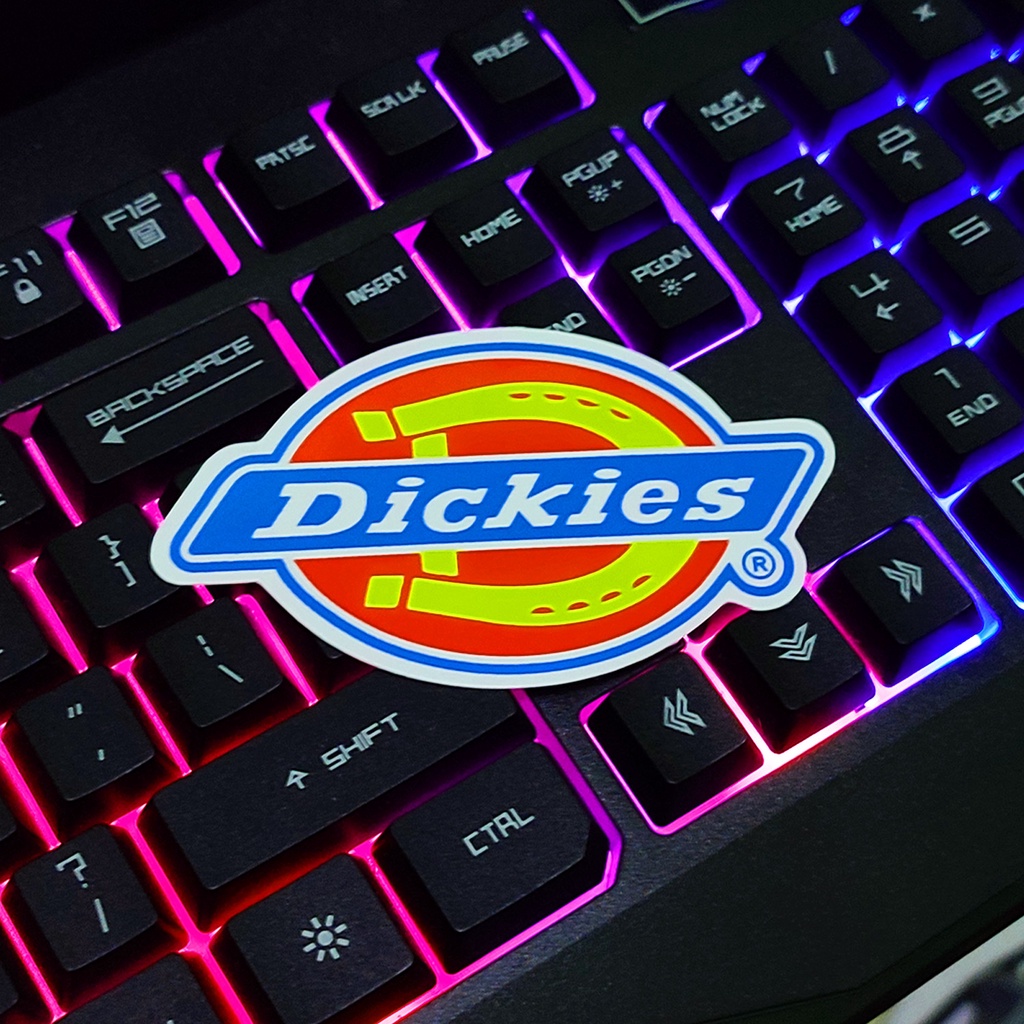 

STIKER LOGO DICKIES Sticker Vinyl Laptop Waterproof DIY HP motor helm mobil ipad tablet