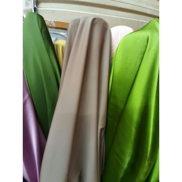 kain Seta Silk / Seta Silk / Bahan Satin Seta Silk Sutra