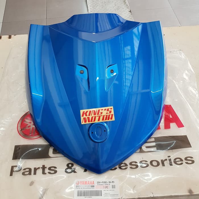 tameng depan XEON GT125, GT 125 BIRU ASLI YAMAHA