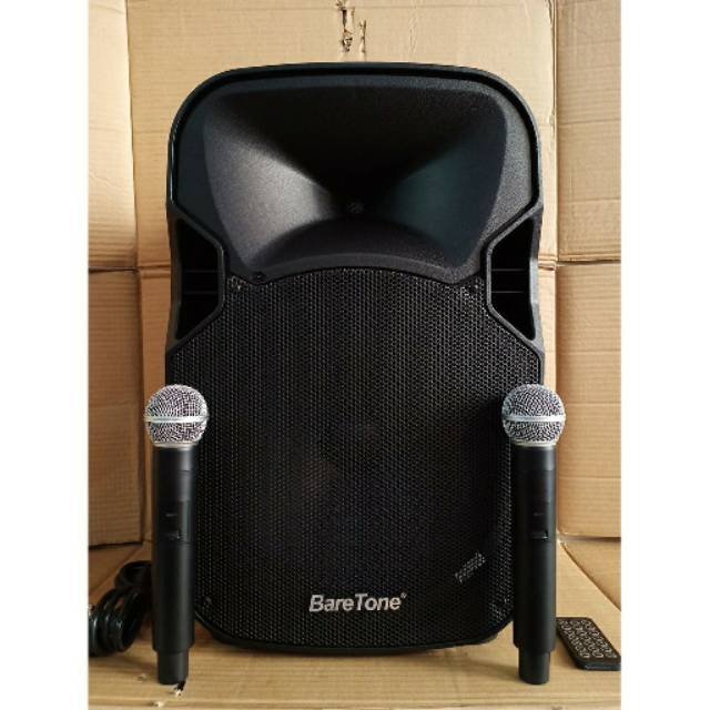 speaker aktif portable baretone 12 inch bluetooth max12al speker aktiv portabel max 12 mic meeting