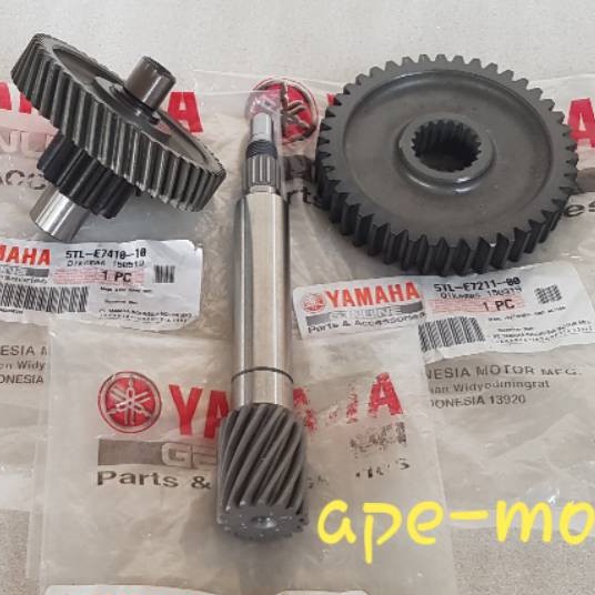 Gear Gir Gigi Gardan Rasio SET Yamaha Mio Sporty Smile Mio Soul Karbu ORI YGP