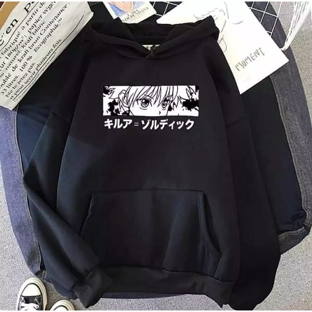 ANIME HOODIE UNISEX KILUA AESTHETIC /// JUMPER UNISEX TEBAL KEKINIAN TERBARU''