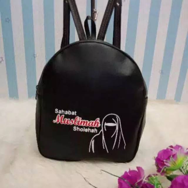 Tas ransel hijab niqob muslimah