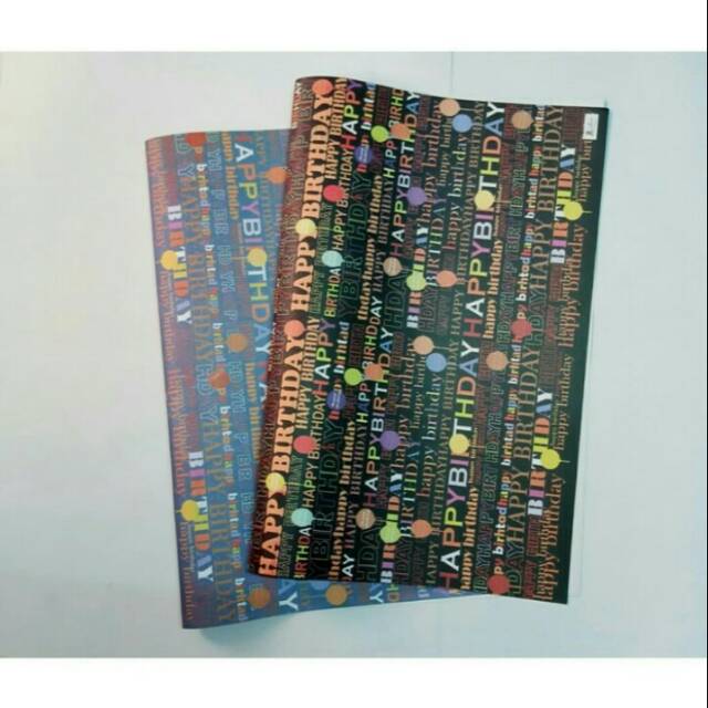 

Kertas Kado Motif Happy Birthday Imp