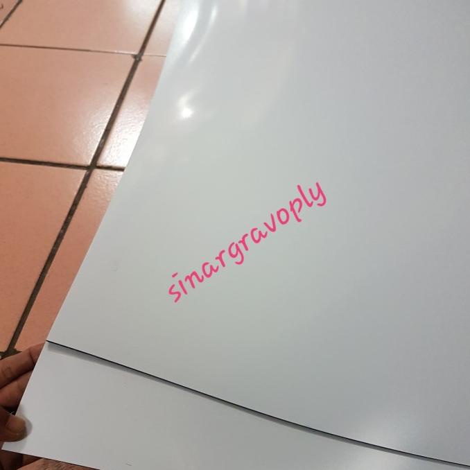 

Office & Stationery | Document Organizer | Gravoply Putih Teks Hitam Bahan Gravir Nametag Dll 120X60Cm Tebal 1.5M | Best Seller