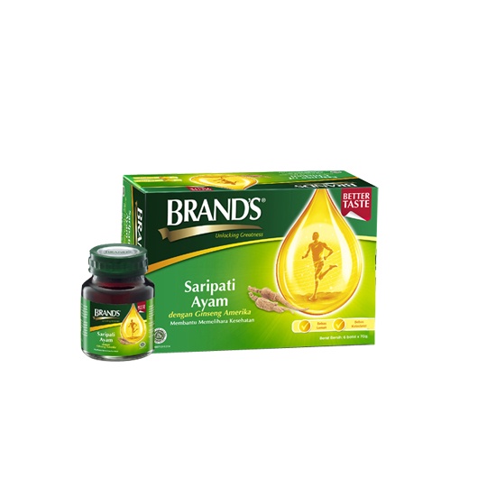 Brand's Essence Of Chicken 70gr Saripati Ayam/America Gingseng