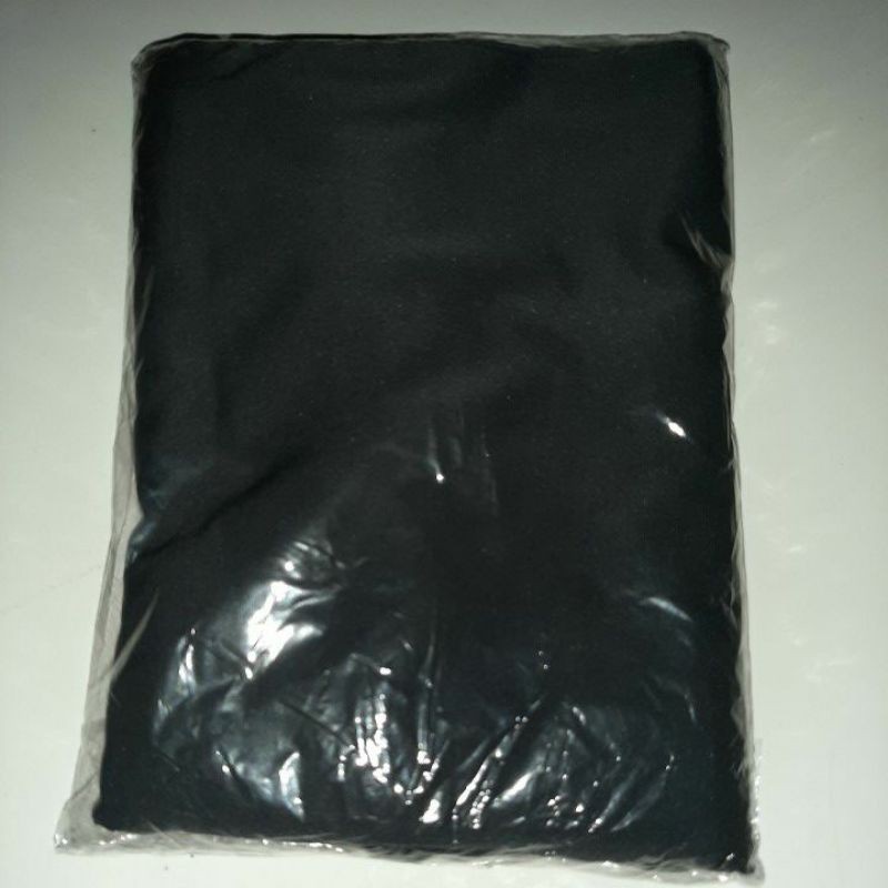 jilbab instan bergo jumbo jersey nyaman adem untuk sehari-hari-Hitam