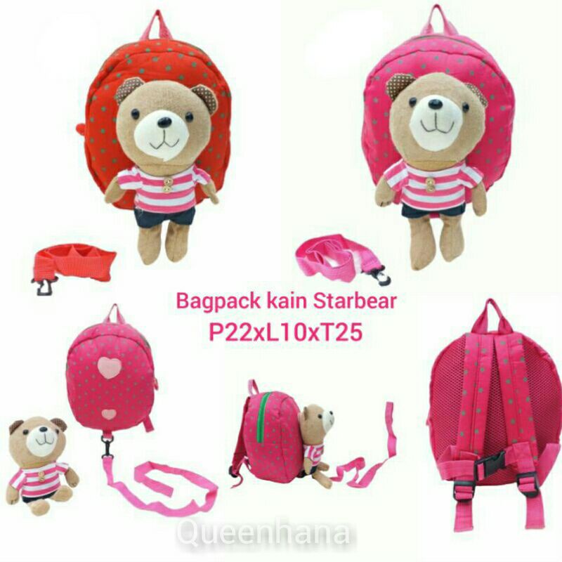 TAS RANSEL BONEKA / TAS ANAK / TAS ANAK LUCU IMPOR / BAGPACK BONEKA / BAGPACK + BONEKA / TAS ANAK