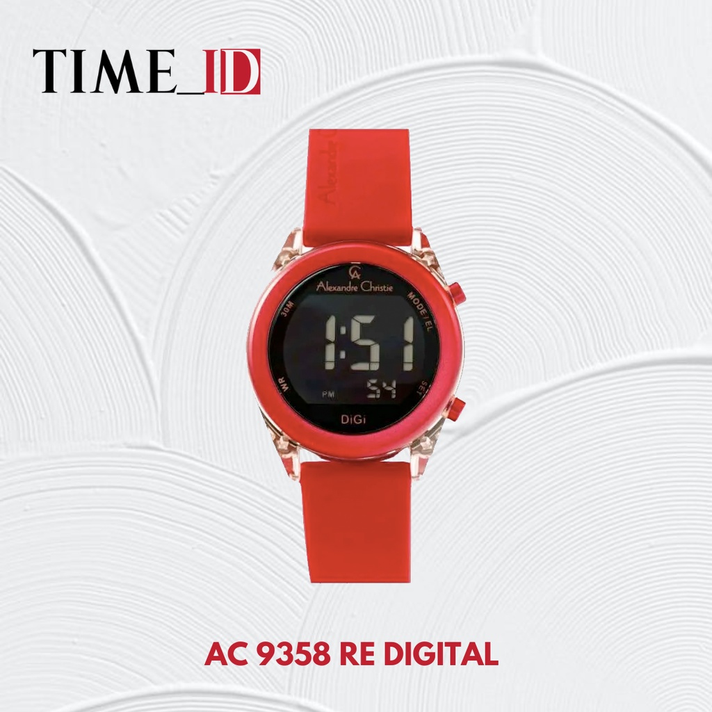 Jam Tangan Expedition AC 9358 DIGITAL RED Wanita