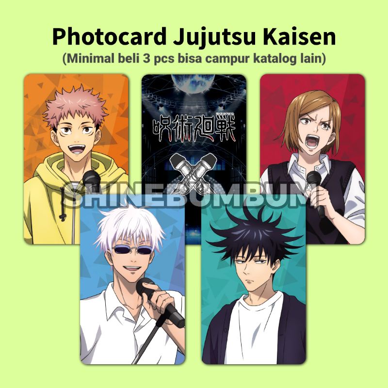 Photocard Anime Jujutsu Kaisen × Princess Cafe