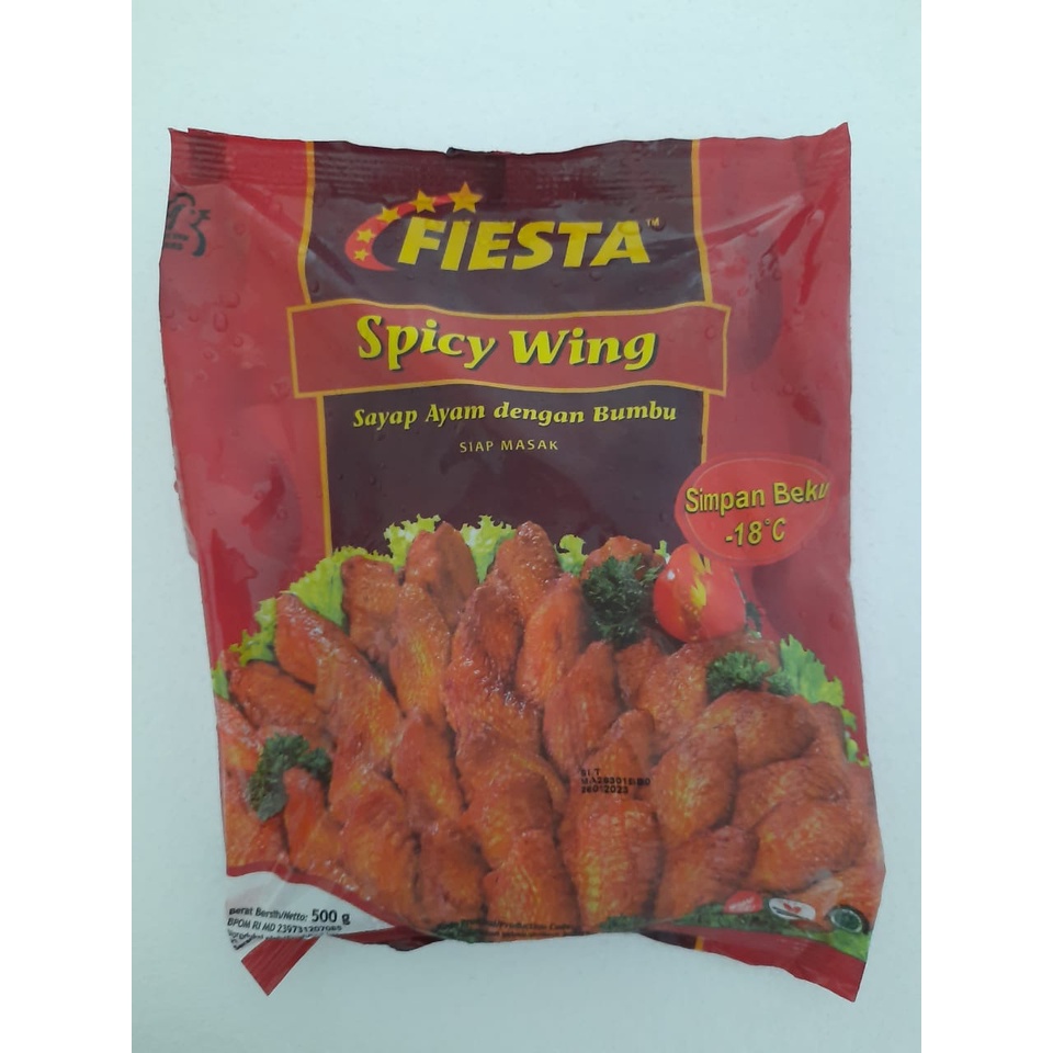 

Fiesta Spicy Wings 500Gr