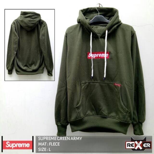 supreme hoodie big logo