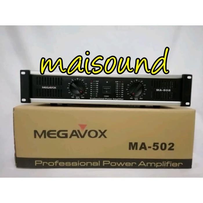 POWER AMPLIFIER MEGAVOX MA 502 POWER AMPLI MEGABOX MA502 ORIGINAL ORI