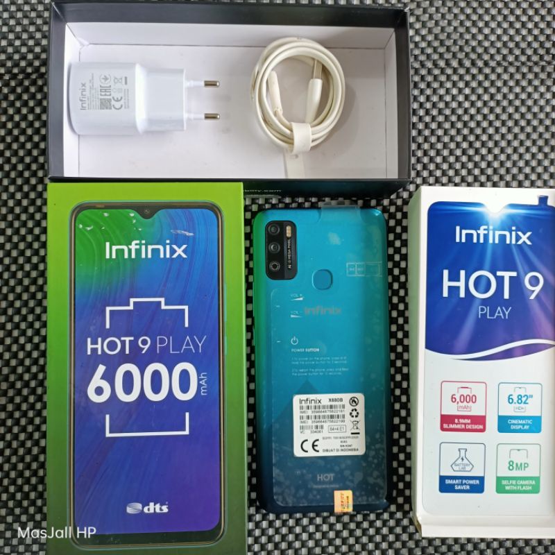 Infinix Hot 9 Play 4/64 Second Fullset Ori