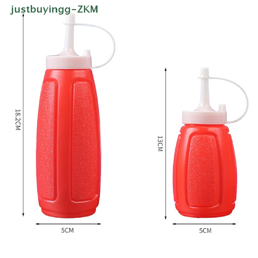 2 Pcs Botol Squeeze Bahan Plastik 150 / 300ml Dengan Tutup Untuk Kecap