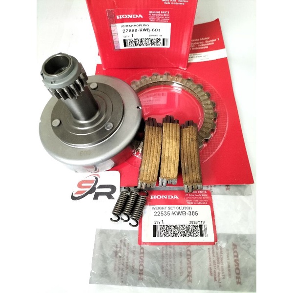 LONCENG KOMPLIT (KWB) HONDA ORIGINALKAMPAS GANDA  PLAT KUPLING  REVO FIT 110 ABSOLUTE BLEDE  OLD LAMA