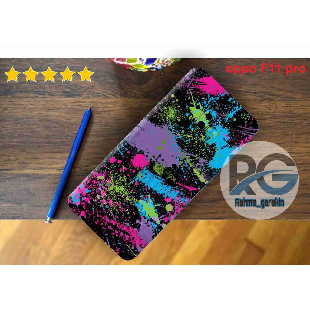 garskin hp oppo F11 pro motif paint - free custom