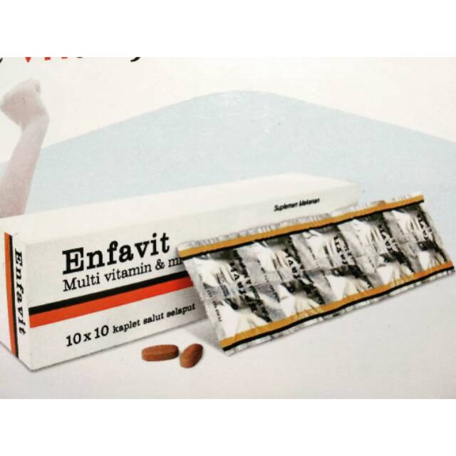 ENFAVIT vitamin C 750mg vitamin E, Zinc ( isi sama dengan Becomzet )