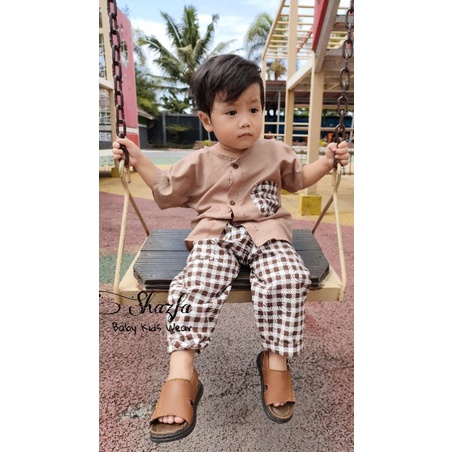 KOKO TURKI ANAK 1-5 TAHUN KOKO KURTA / SETELAN KOTAK ARSHAKA / SETELAN ANAK KOTAK-KOTAK / SETELAN KEMEJA ANAK / SETELAN ANAK MURAH / SETELAN KOKO