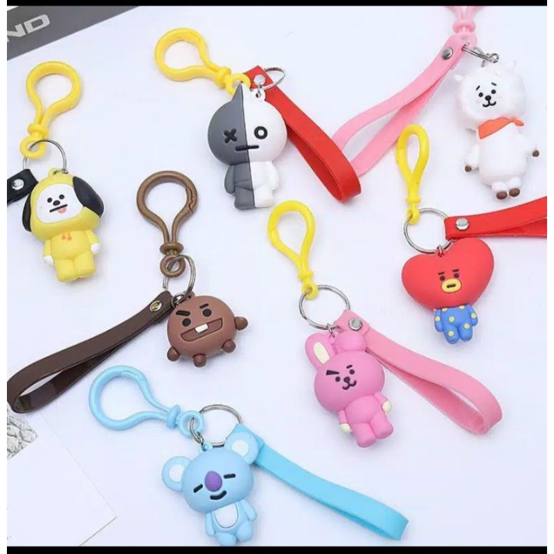 Gantungan kunci Boneka Cute BTS