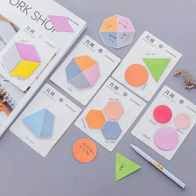 

SunnyFlower - Sticky Notes Geometric Shapes