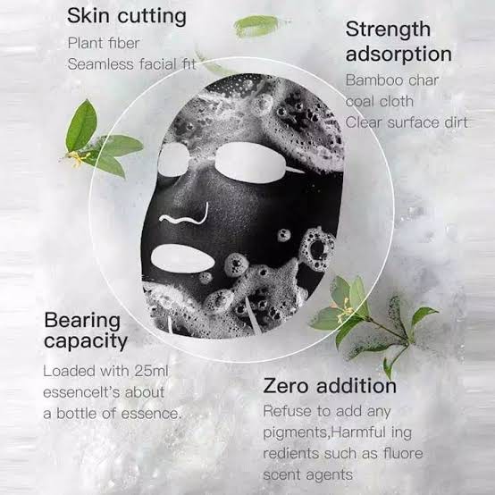 Masker Wajah Images Bubble Amino Acid Mask Foam/Masker Gelembung Busa/Jomtam sheet Mask Korea