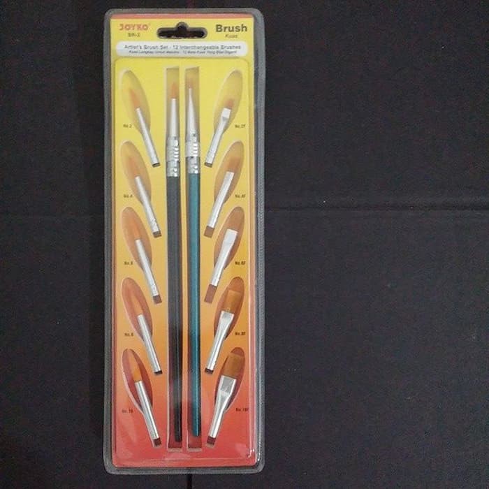 

Kuas Brush Set , Kuas Lukis , Alat Lukis Joyko BR-2