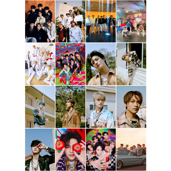 (16 PCS) Poster Dinding Aesthetic Tema NCT Dream K-pop