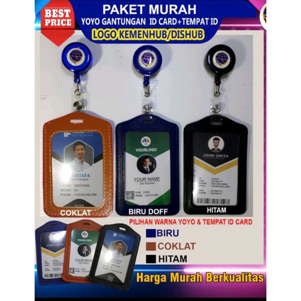 

ID Card Holder Yoyo Kulit KEMENHUB