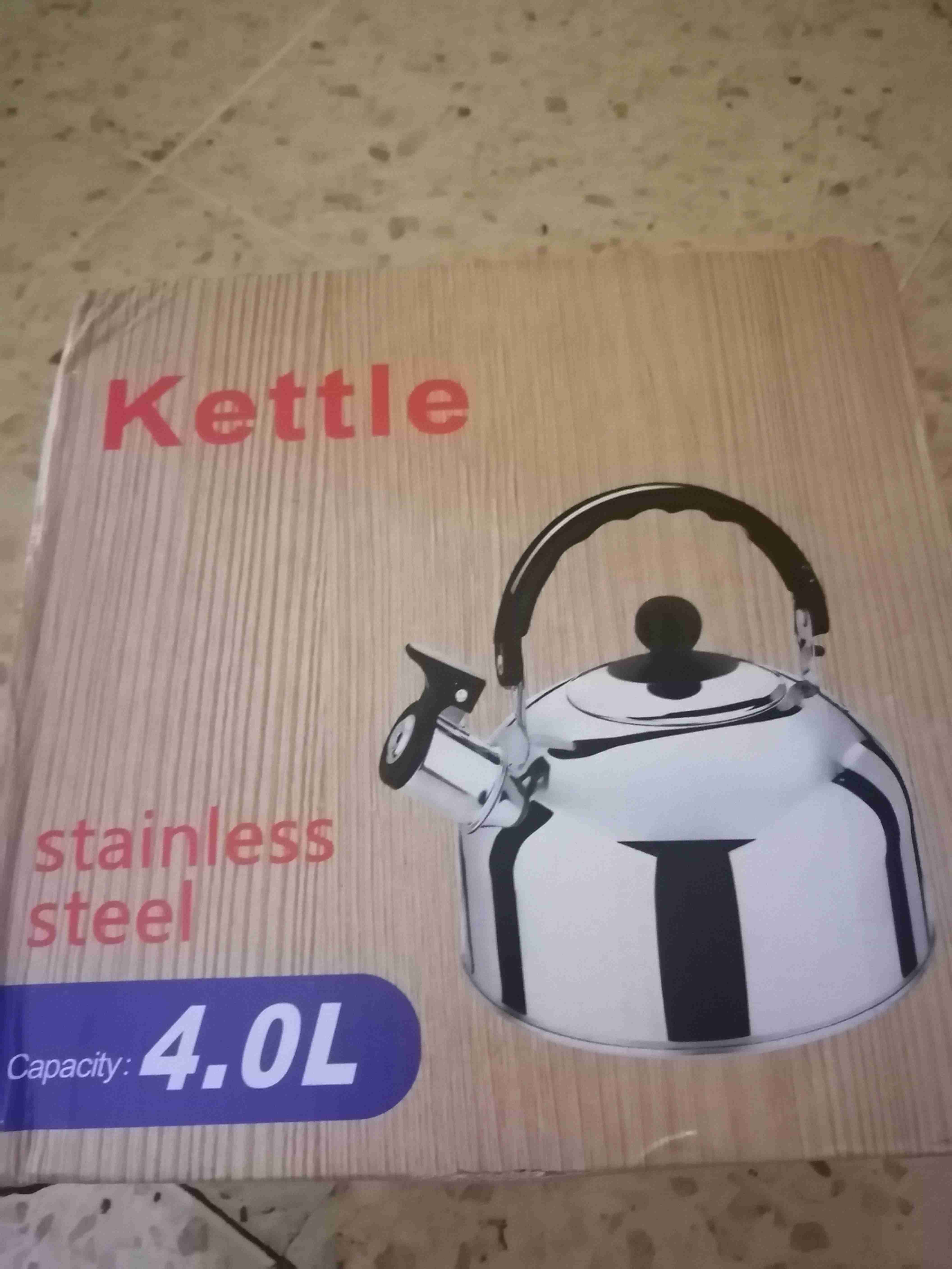 Teko Bunyi 3 Liter Whistling Kettle Stainless Bunyi Bila Mendidih