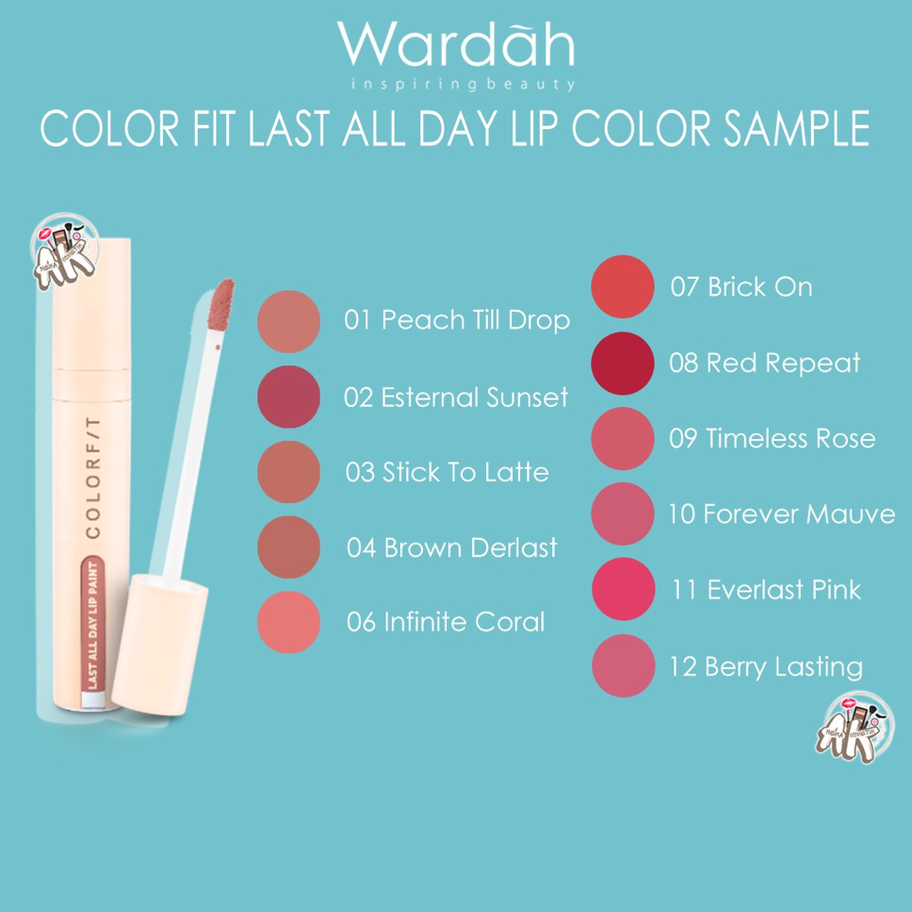 WARDAH COLORFIT Last All Day Lip Paint