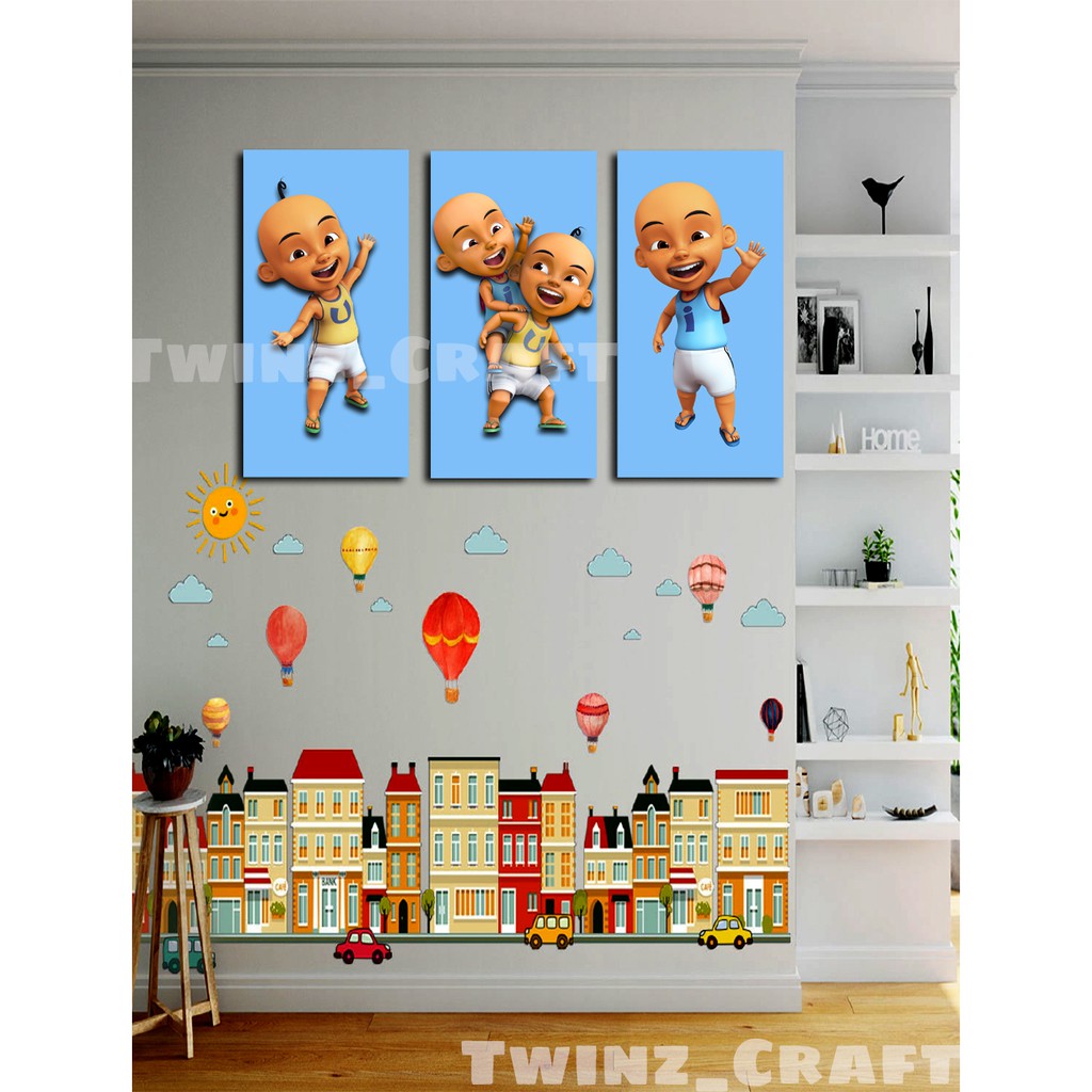 Wallpaper Dinding Upin Ipin Doraemon