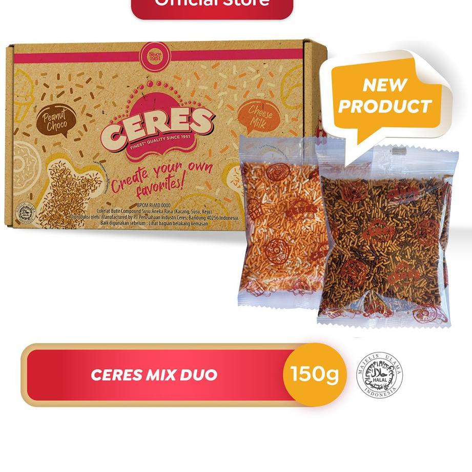 

New - Ceres Meises Mix Pack Choco Peanut & Cheese Milk 75g x 2pcs !