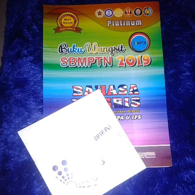 [preloved new] buku wangsit sbmptn 2019 bahasa inggris ipa ips + bonus CD zenius