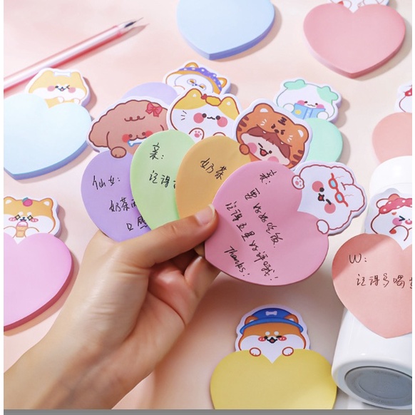 

MEMO LOVE BEAR STICKY NOTES