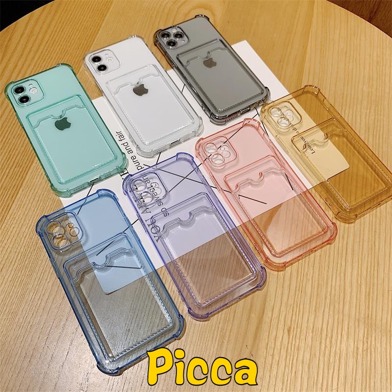 Realme C11 10 Pro C31 C12 C15 C35 C21Y C25Y C20A C30 5 5i 5s C3 6i 9i C25S C25 C20 C11 2020 Dompet Kartu Phone Case Shockproof Soft Tpu Shell