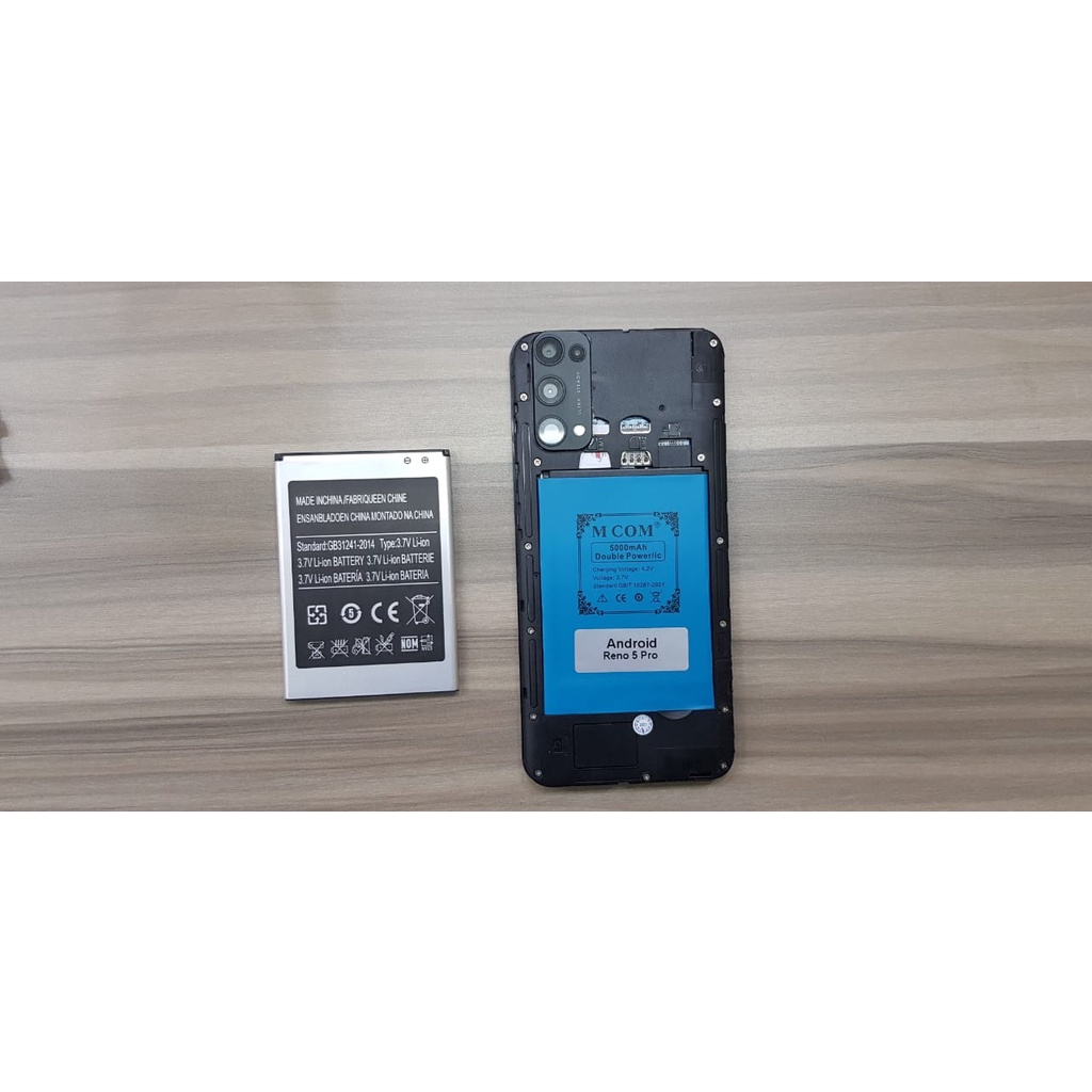 Battery Batere Batre Baterai Double Power Mcom Android Rino 5 Pro