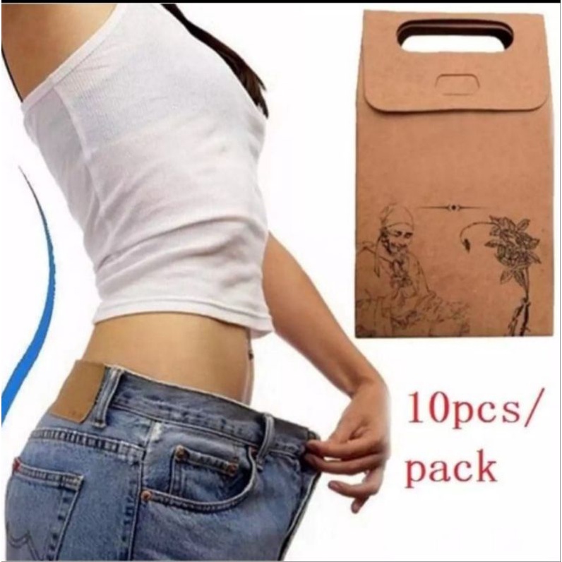 [10 PCS]Koyo Pelangsing Perut Shou Shen Tie / Koyo Diet Lemak Slim Patch