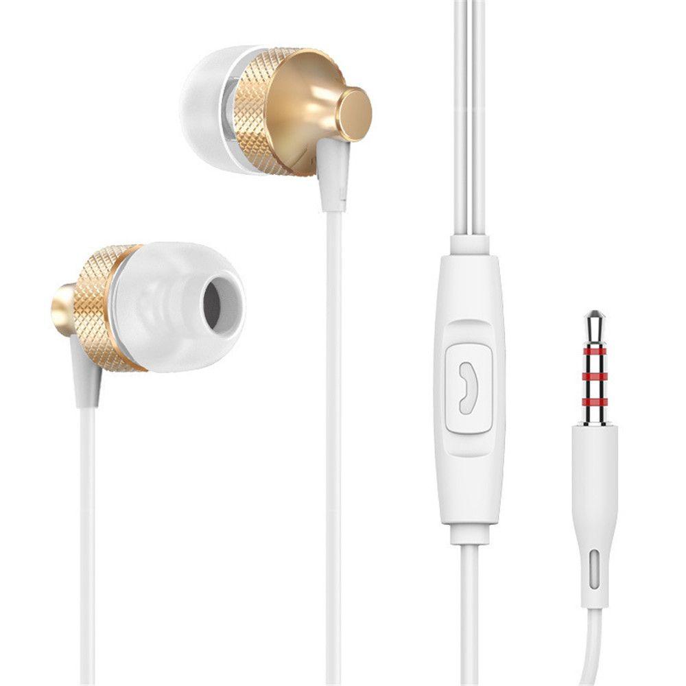 POPULAR Populer New Stereo Headphone Musik Dengan Mikrofon In-Ear Sport Headset