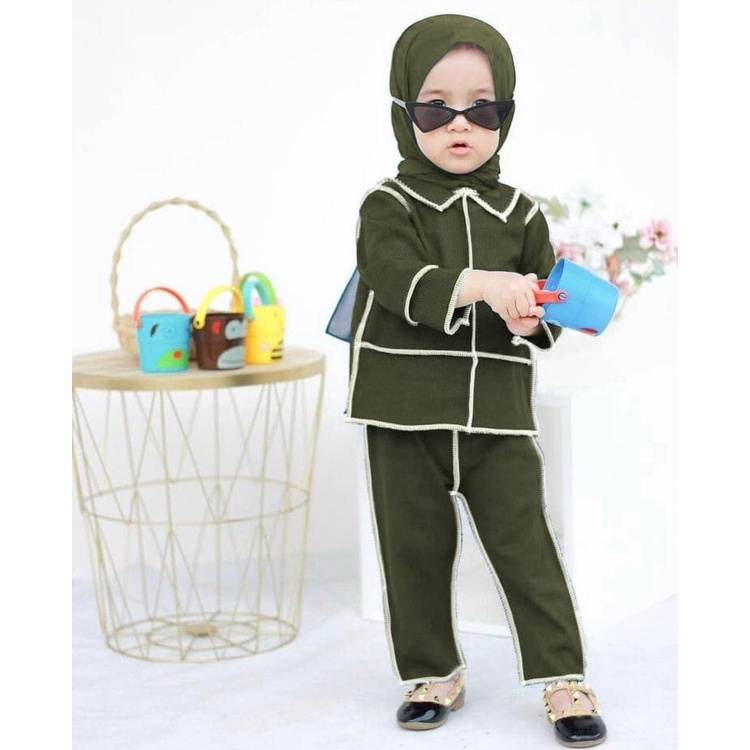 DM SET GUMMY / ONESET MUSLIM ANAK - ANAK