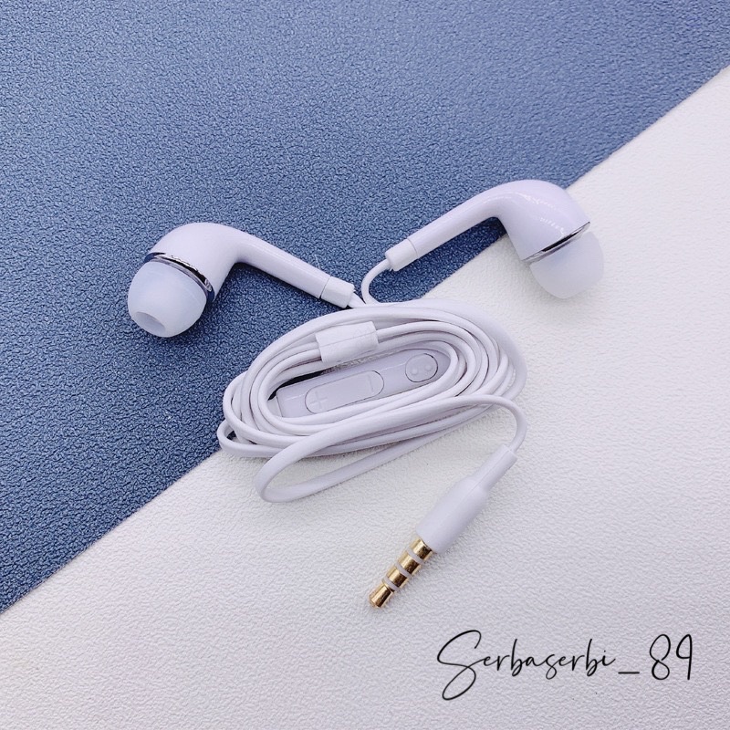 Earphone headset J5 handsfree deep bass stereo sound