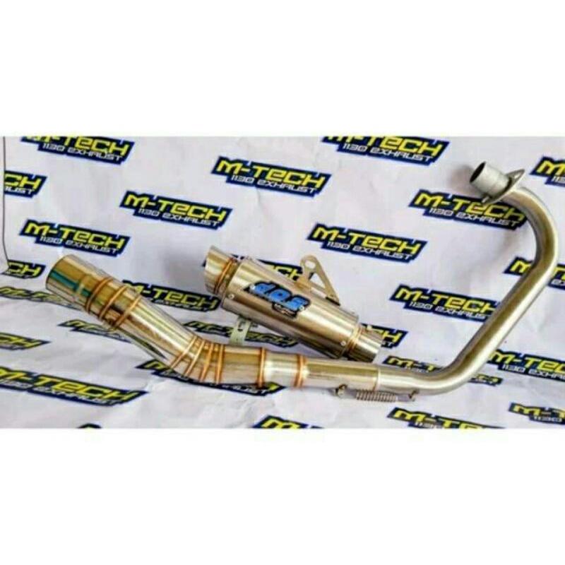 knalpot DOS Stainless satria Fu fi GSX Vixion R15 Scorpio Jupiter MX king CBR 150
